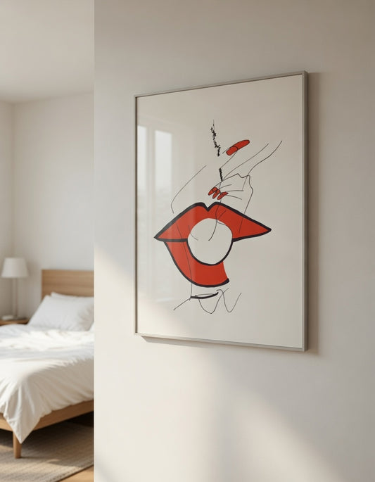 Rouge à lèvres - Oeuvre d'art - Anthony VELLA