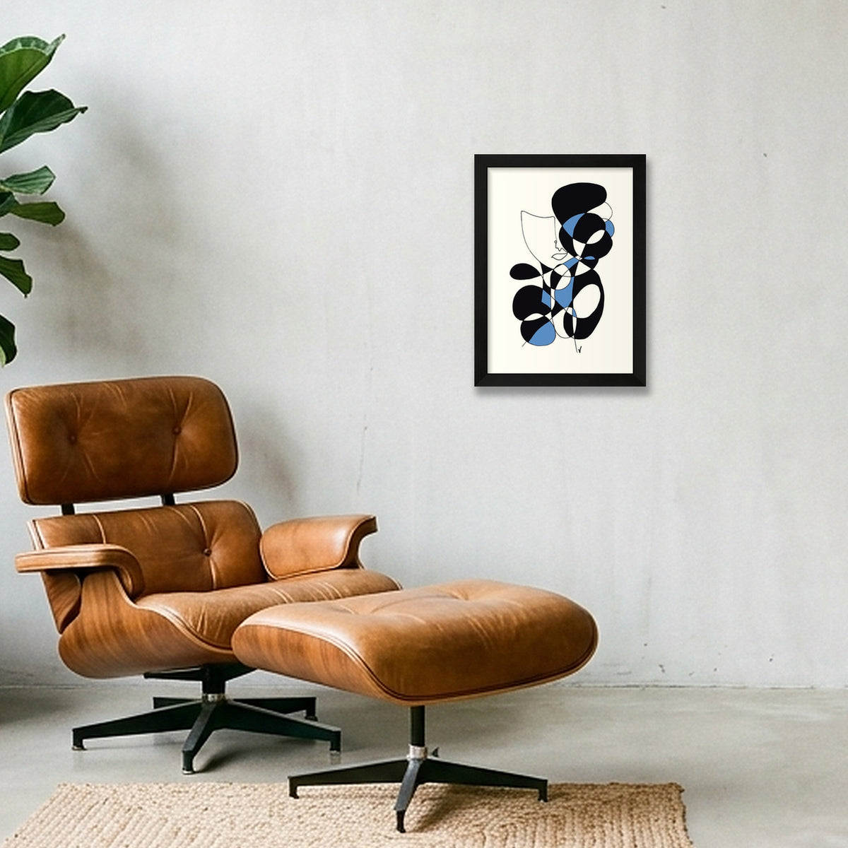 Le secret — A4 (21×30cm, 8×12") Black Frame