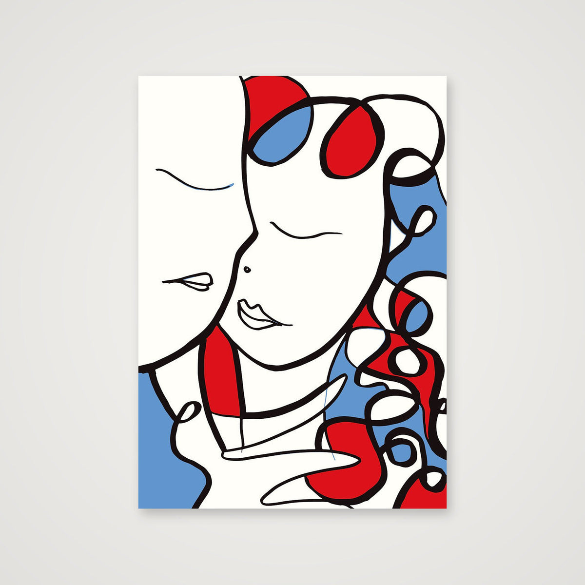 French kiss — 42×59cm, 17×23" Print only