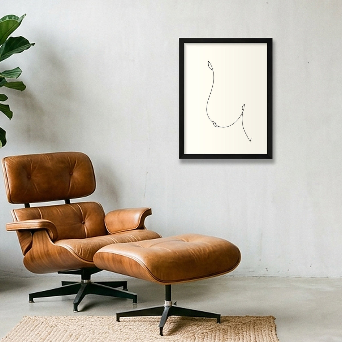 Maternel — 30×40cm, 12×16" Black Frame