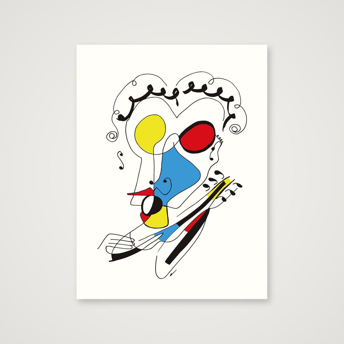 Le violoniste — 30×40cm, 12×16" Print only