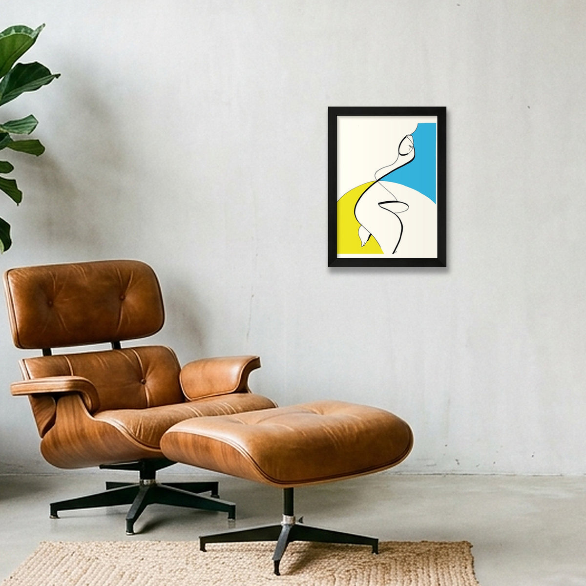 Coup de vent — A4 (21×30cm, 8×12") Black Frame