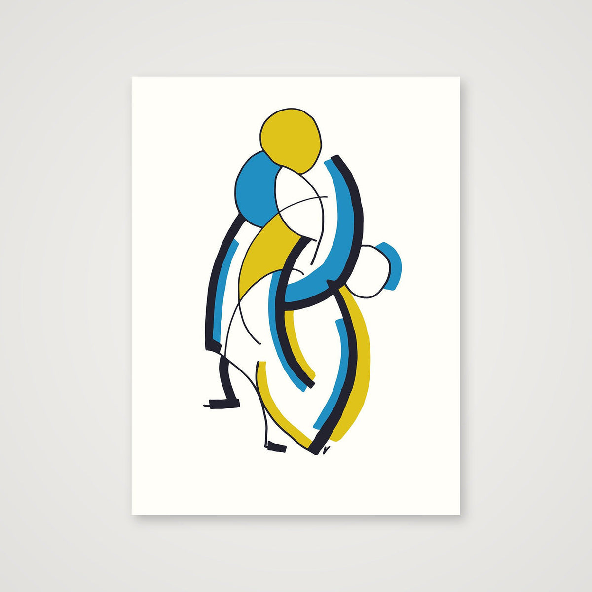 Mêlée — 30×40cm, 12×16" Print only