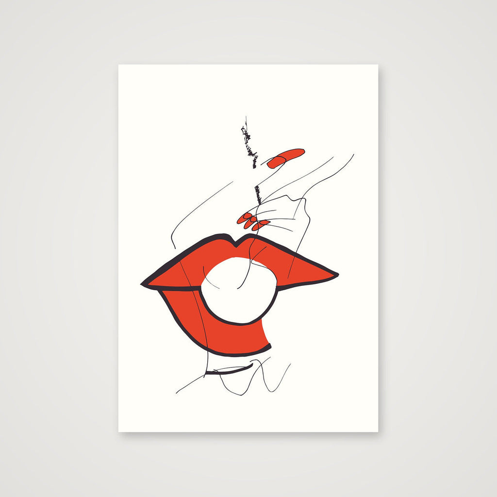 Rouge à lèvre — A4 (21×30cm, 8×12") Print only