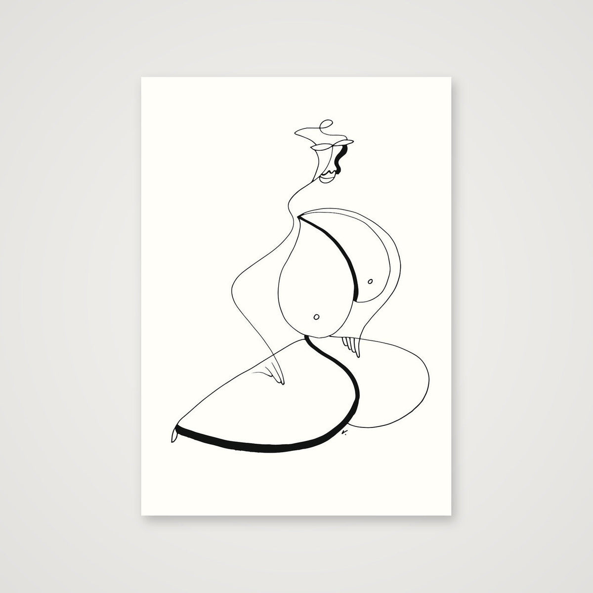 Dans l'attente — A4 (21×30cm, 8×12") Print only
