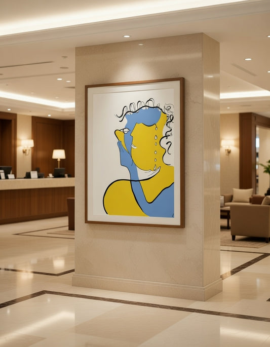 Bleu Jaune - Oeuvre d'art - Anthony VELLA