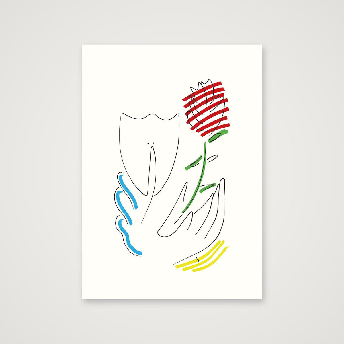 La Fleur — A3 (30×42cm, 12×17") Print only