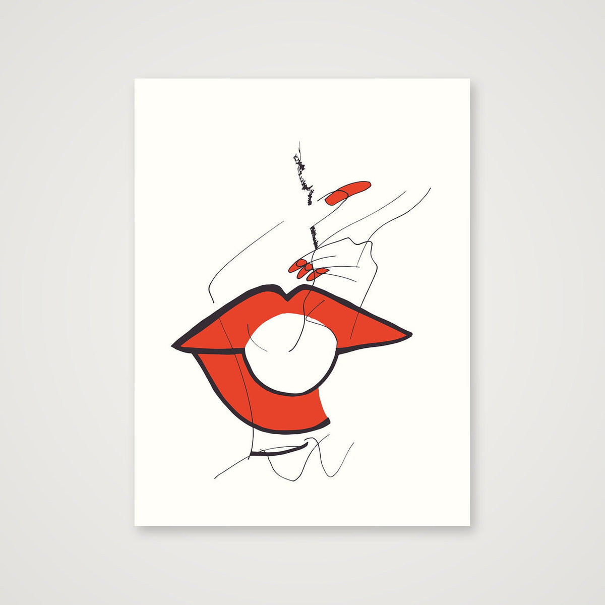 Rouge à lèvre — 30×40cm, 12×16" Print only