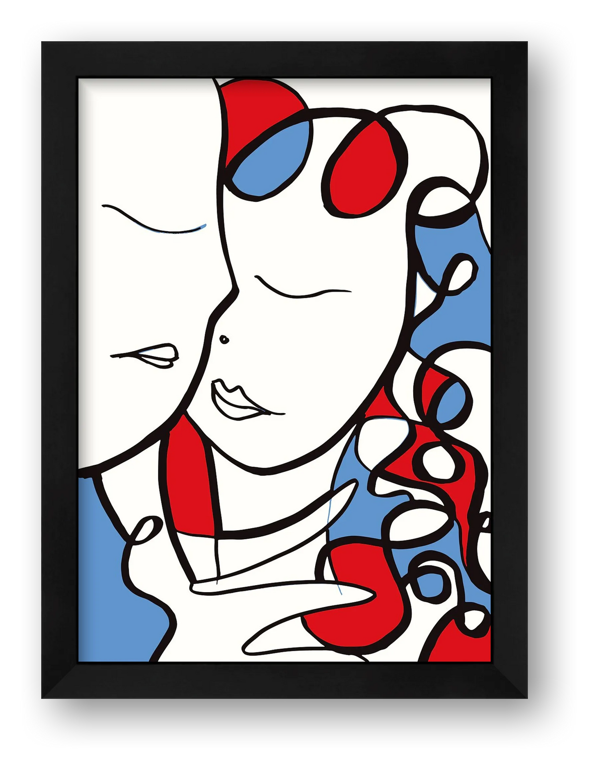 French kiss — framed