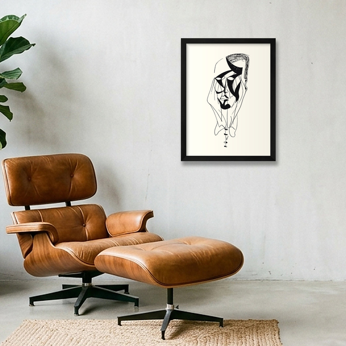 Le spectateur — 30×40cm, 12×16" Black Frame