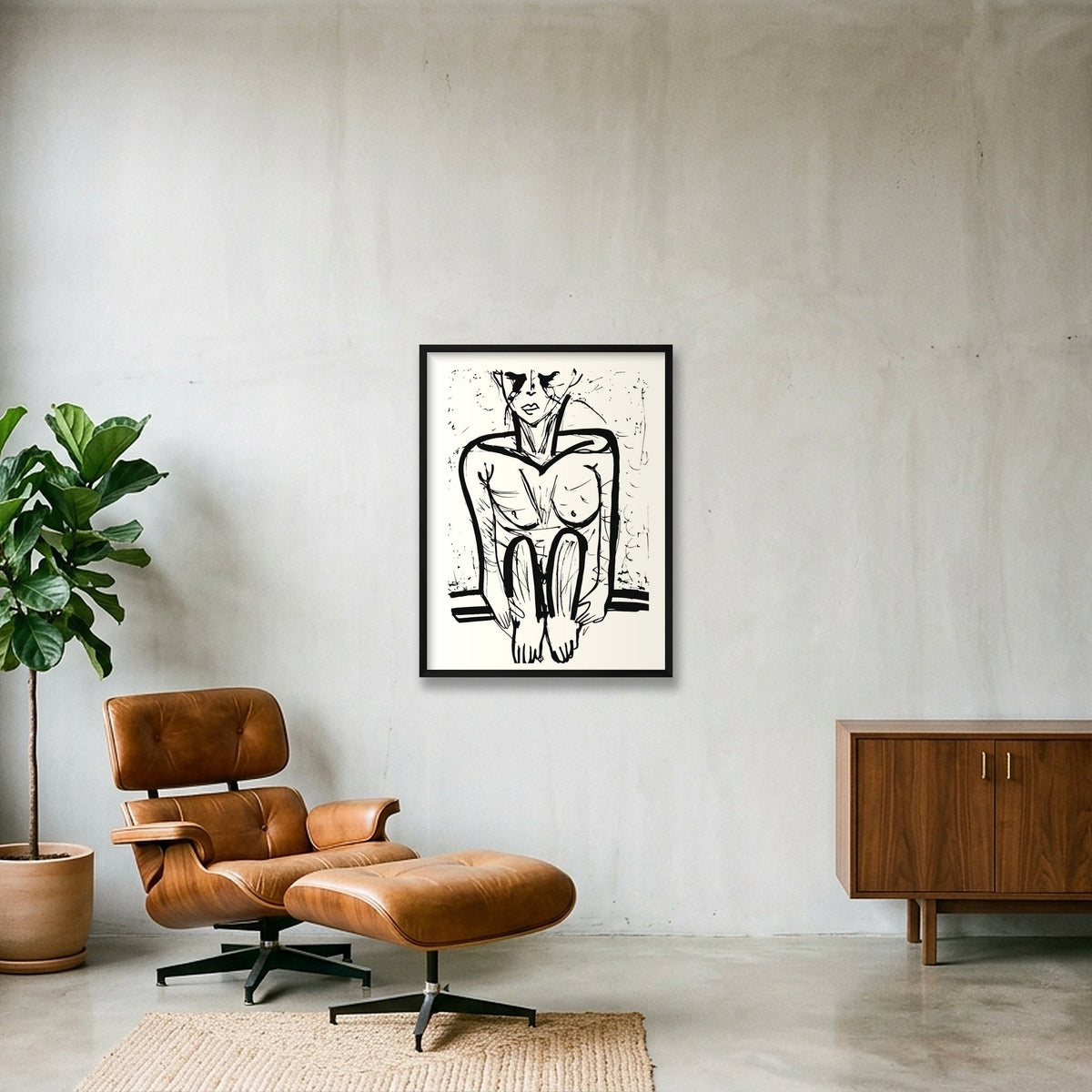 Assis — 60×80cm, 24×31" Black Frame