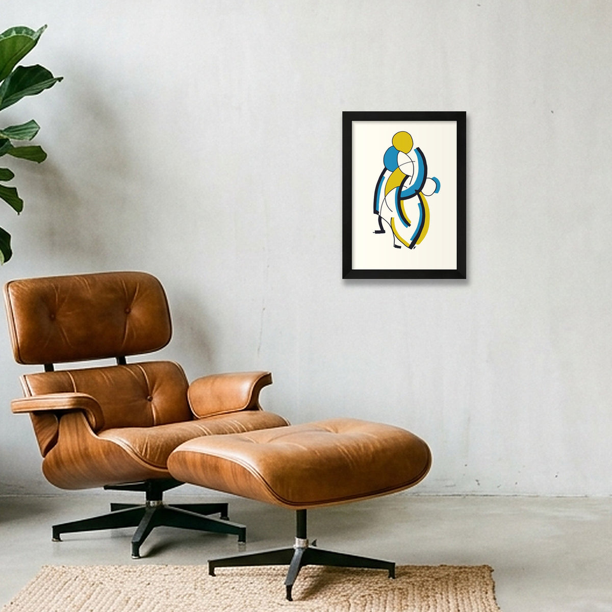 Mêlée — A4 (21×30cm, 8×12") Black Frame