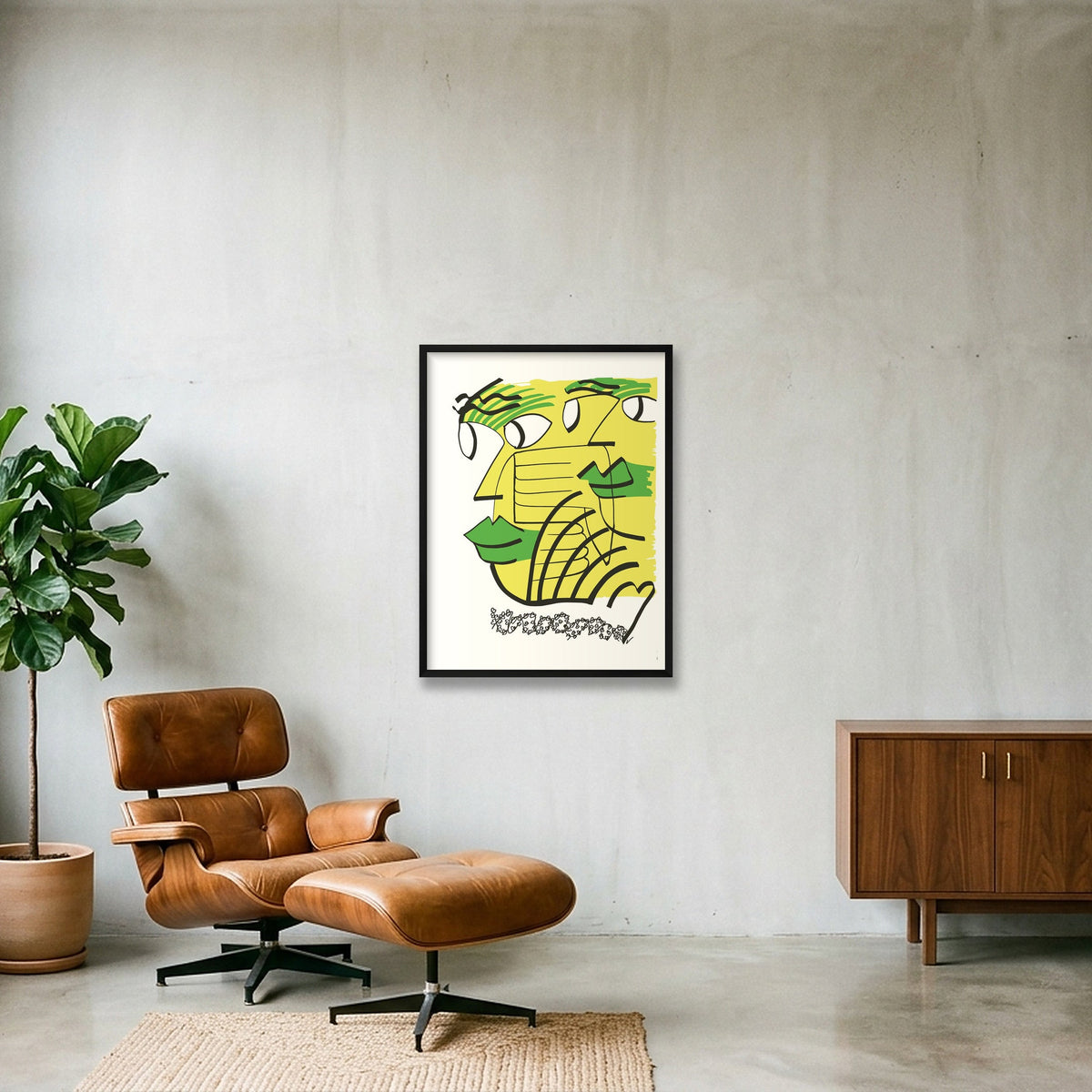 Regards fixe — 60×80cm, 24×31" Black Frame