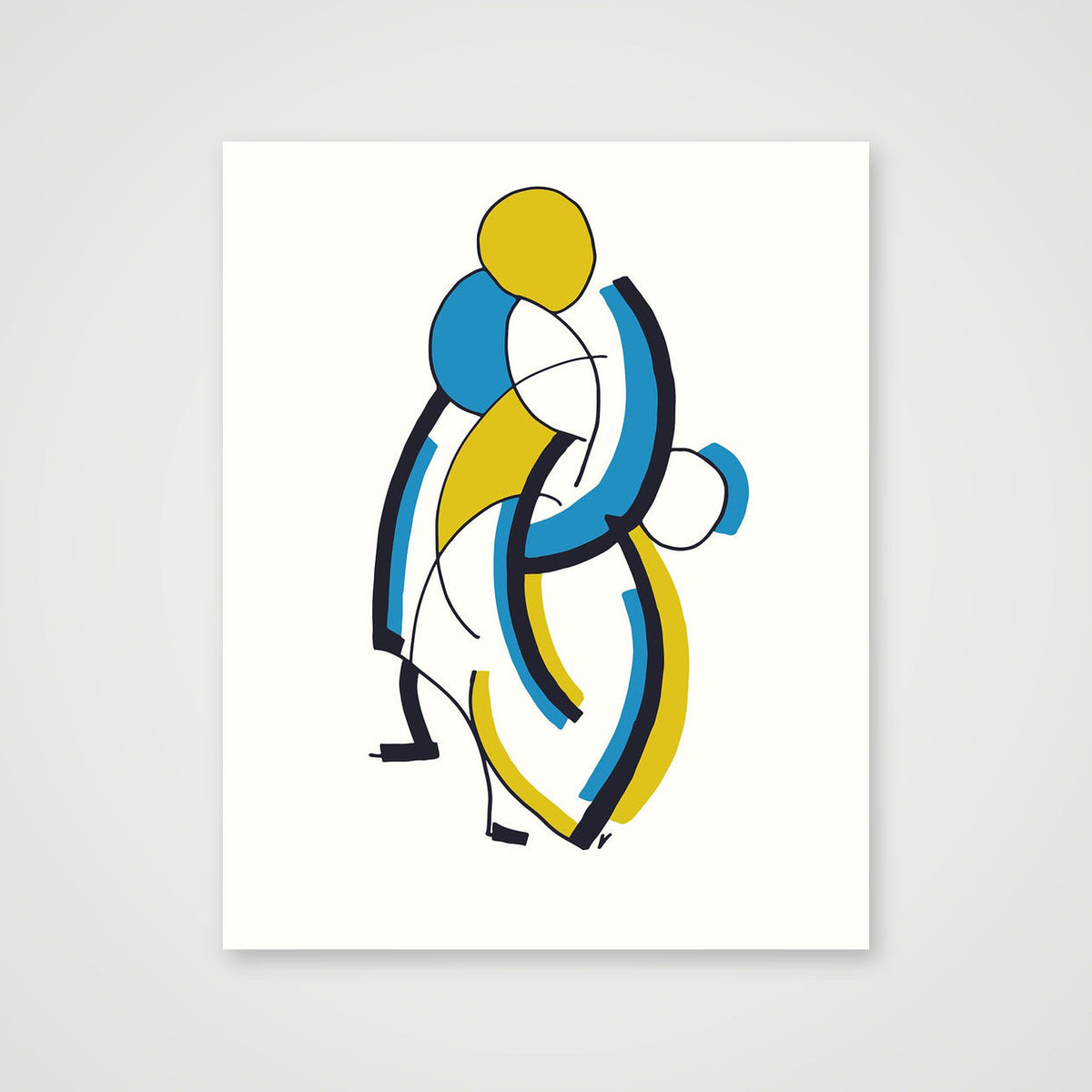 Mêlée — 40×50cm, 16×20" Print only