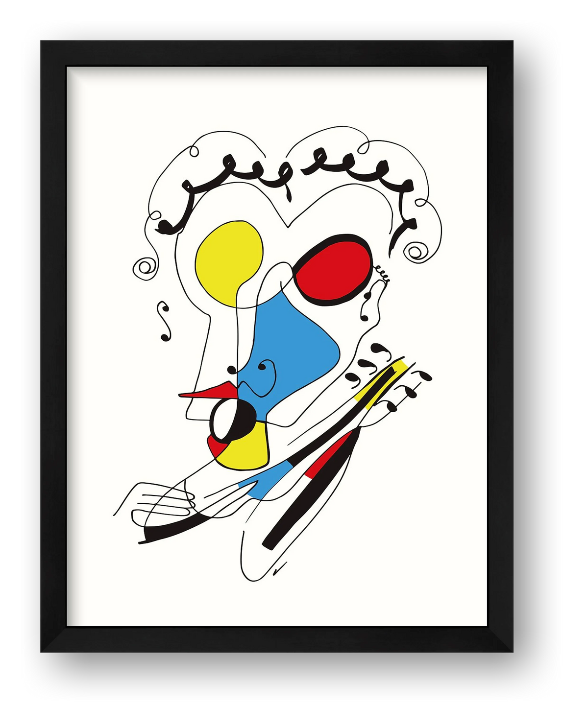 Le violoniste — framed