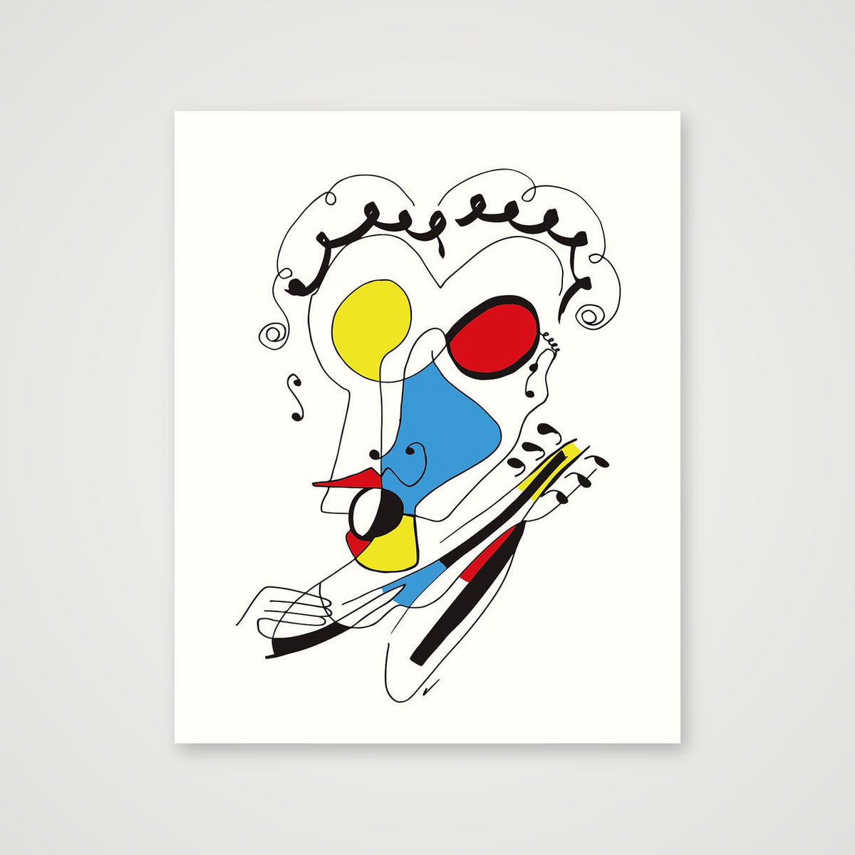 Le violoniste — 40×50cm, 16×20" Print only
