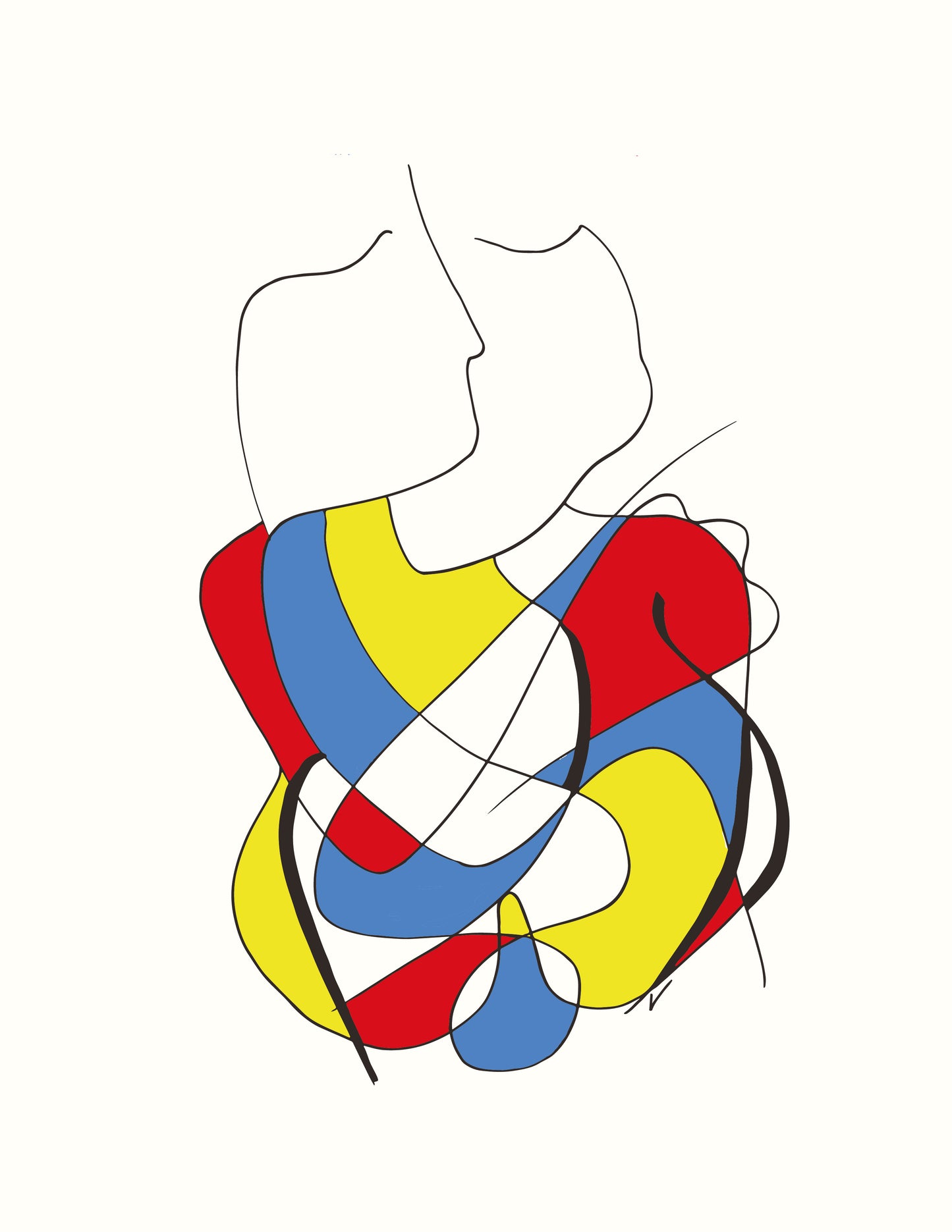 Amour coloré - Oeuvre d'art - Anthony VELLA