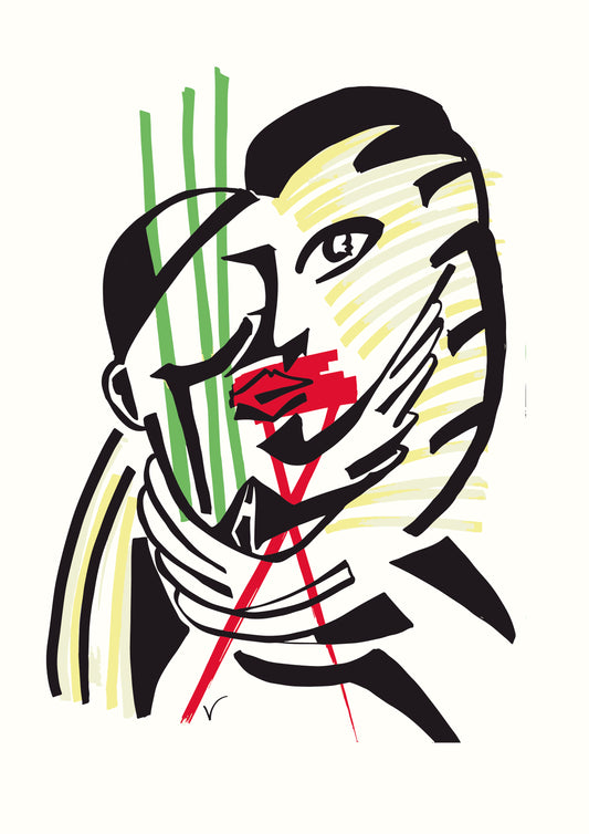 Amour zébré - Oeuvre d'art - Anthony VELLA