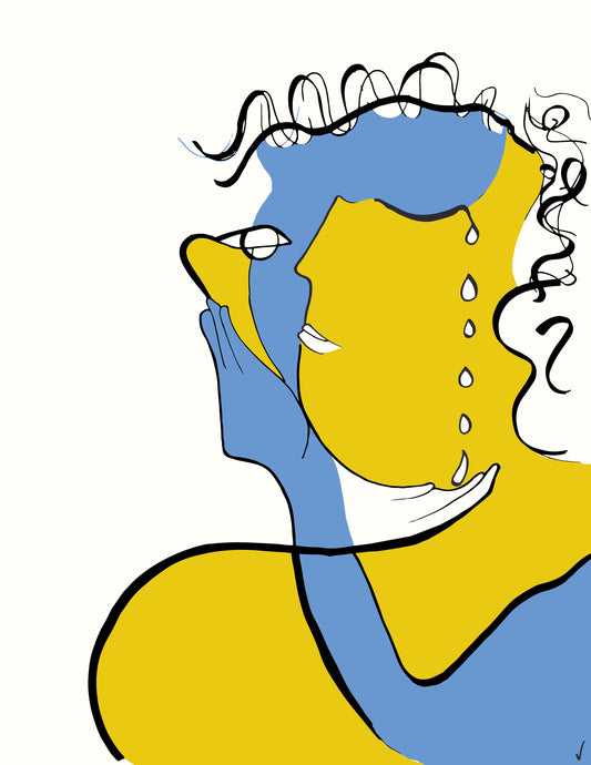 Bleu Jaune - Oeuvre d'art - Anthony VELLA