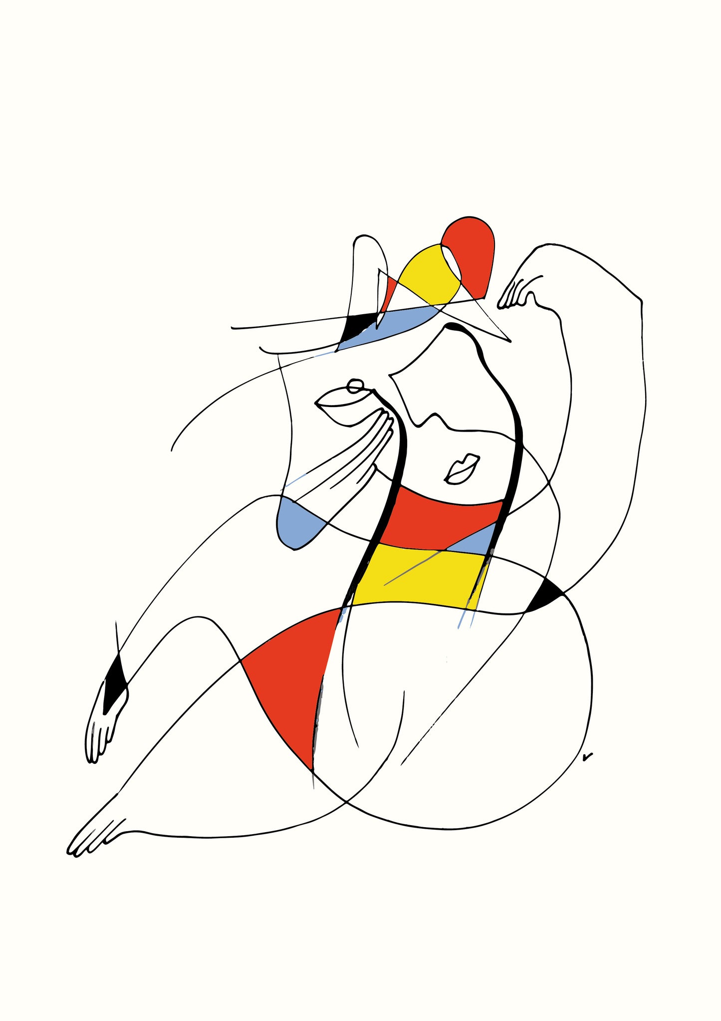 Courbé - Oeuvre d'art - Anthony VELLA