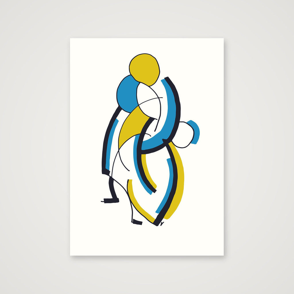 Mêlée — A4 (21×30cm, 8×12") Print only