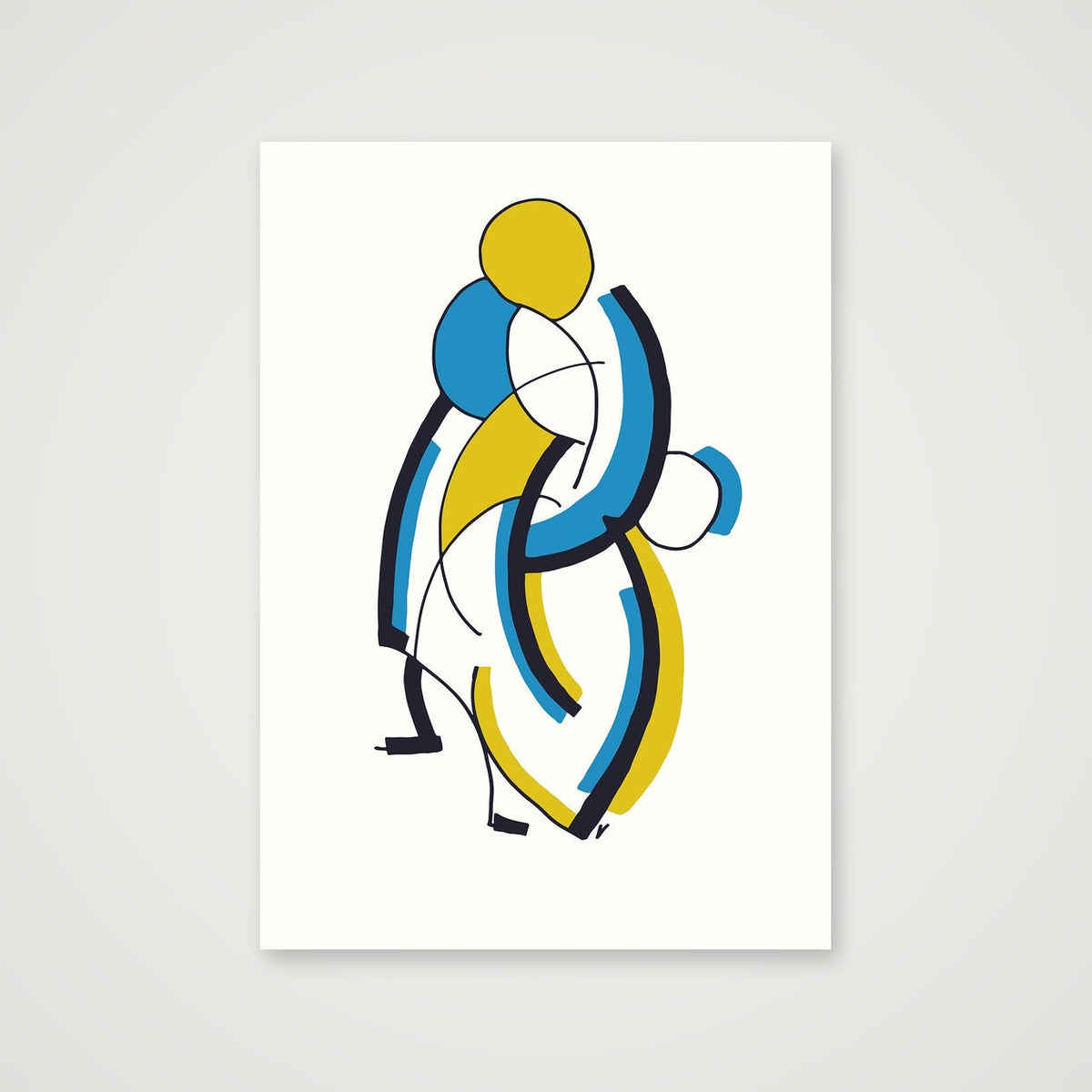 Mêlée — A4 (21×30cm, 8×12") Print only