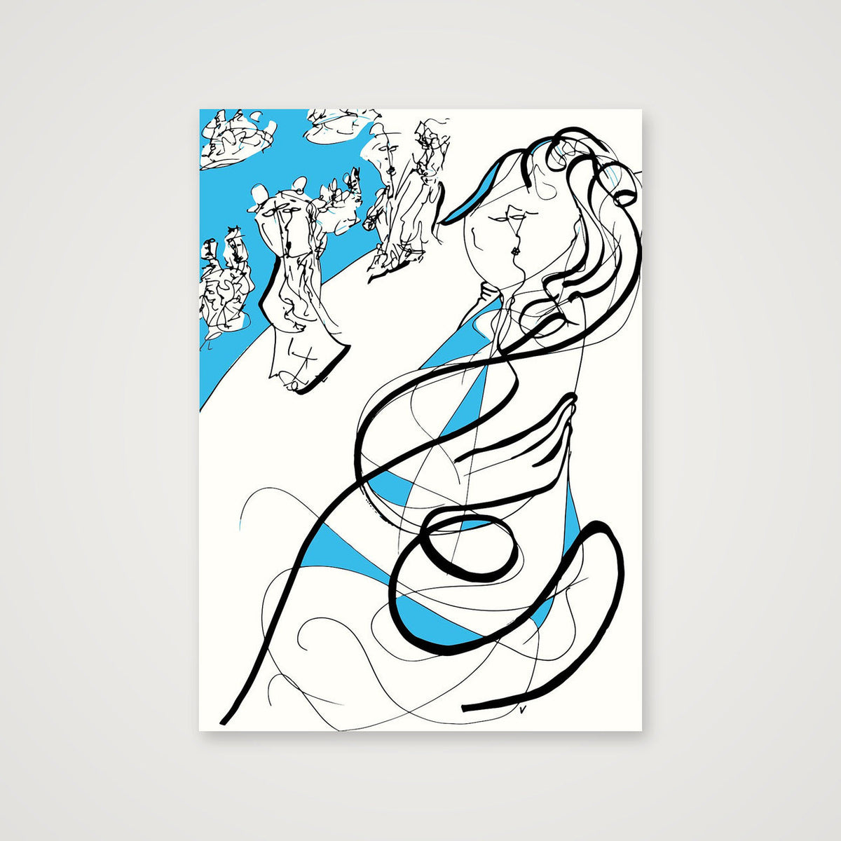 Le bal — 42×59cm, 17×23" Print only