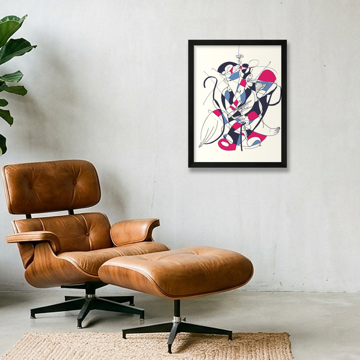 Doublons — 30×40cm, 12×16" Black Frame