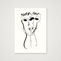 Schizo — A4 (21×30cm, 8×12") Print only