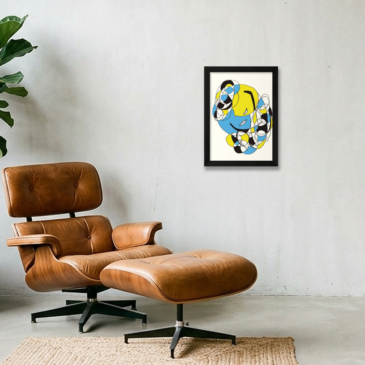 Amoureux — A4 (21×30cm, 8×12") Black Frame