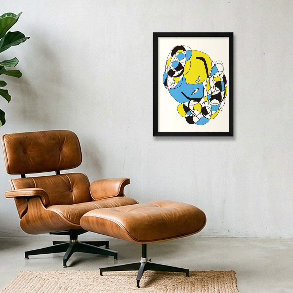 Amoureux — 30×40cm, 12×16" Black Frame