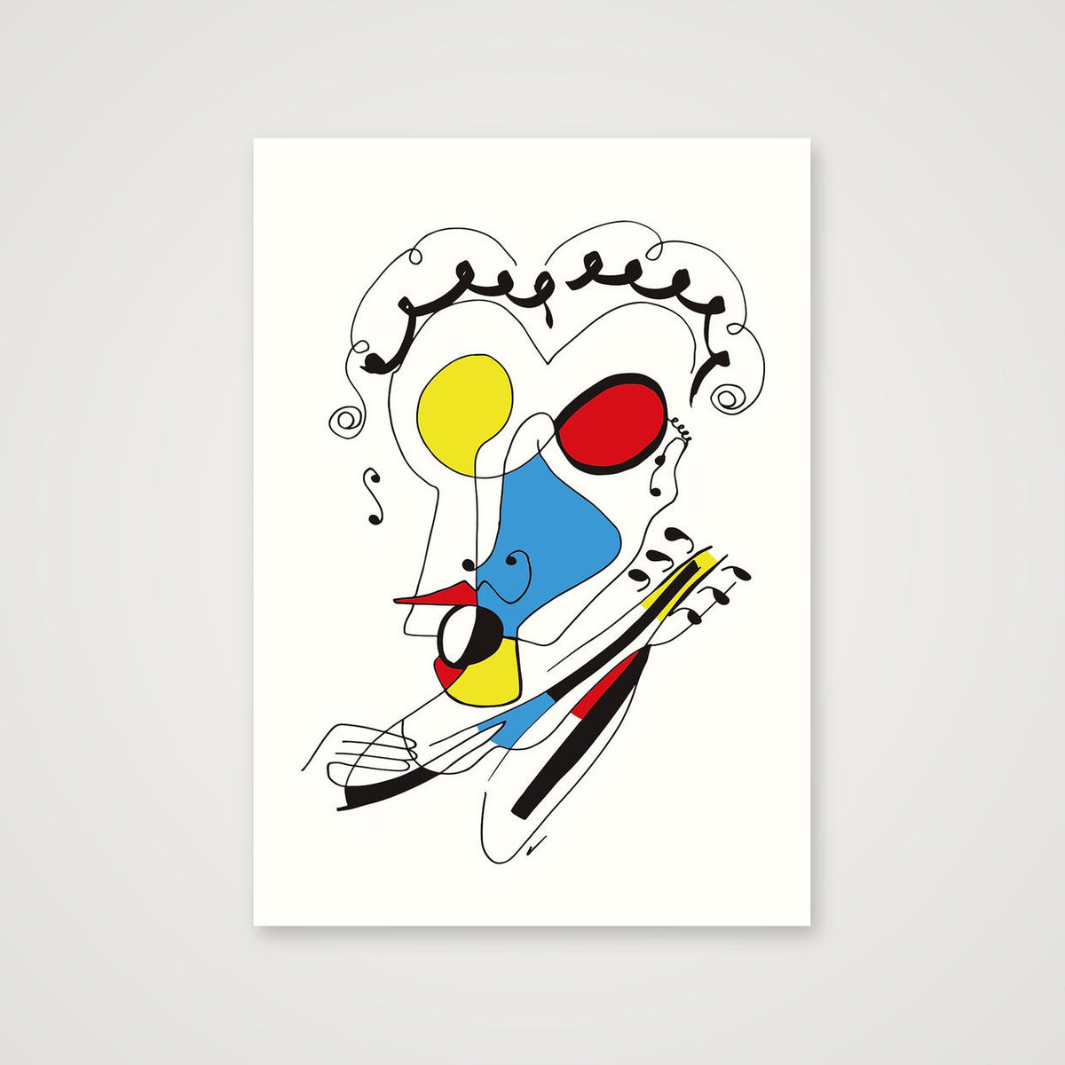 Le violoniste — A4 (21×30cm, 8×12") Print only