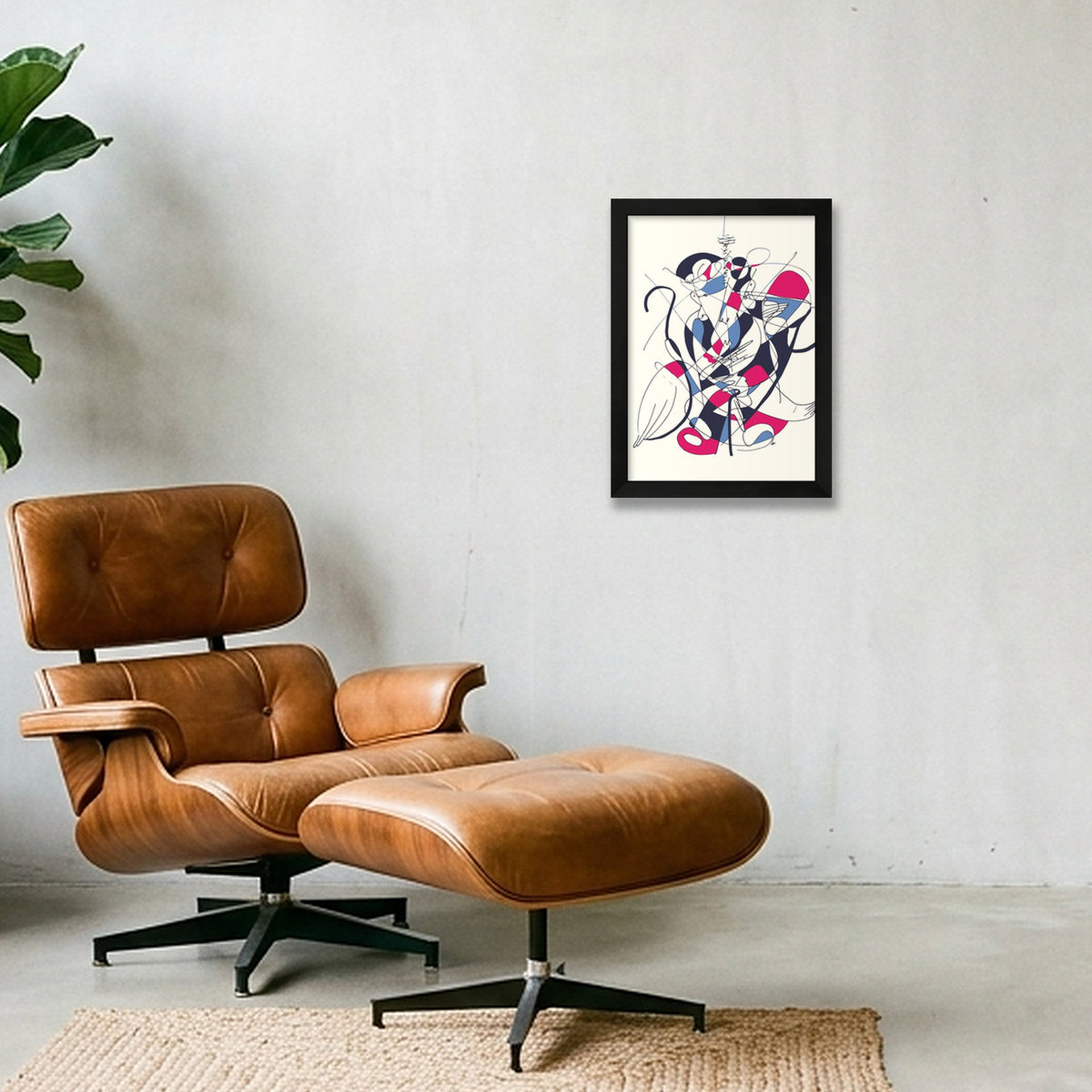 Doublons — A4 (21×30cm, 8×12") Black Frame