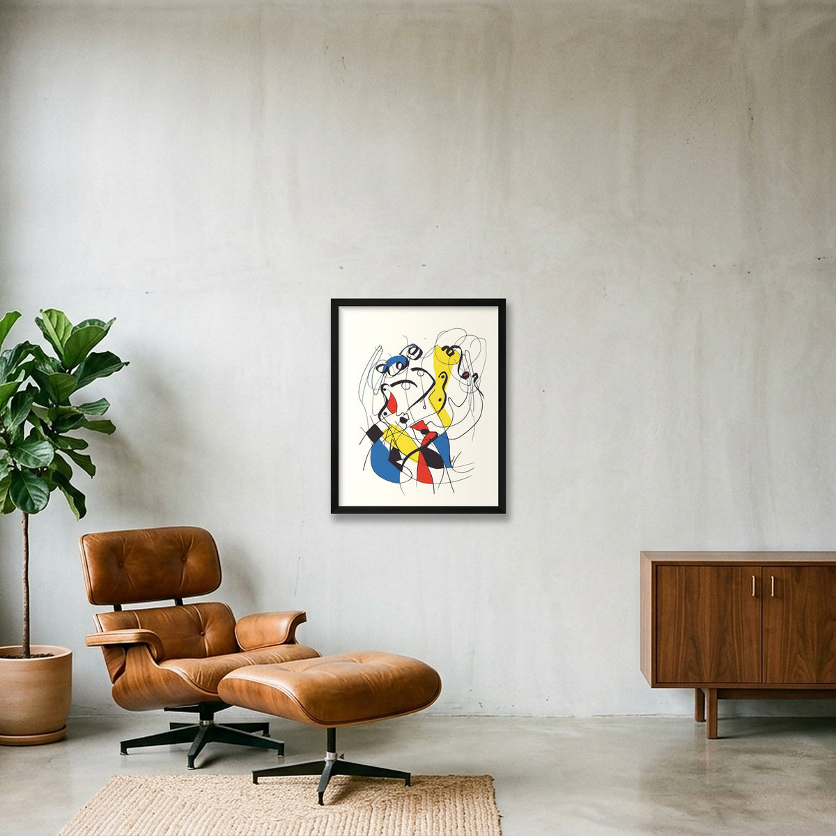 Absorbé — 40×50cm, 16×20" Black Frame